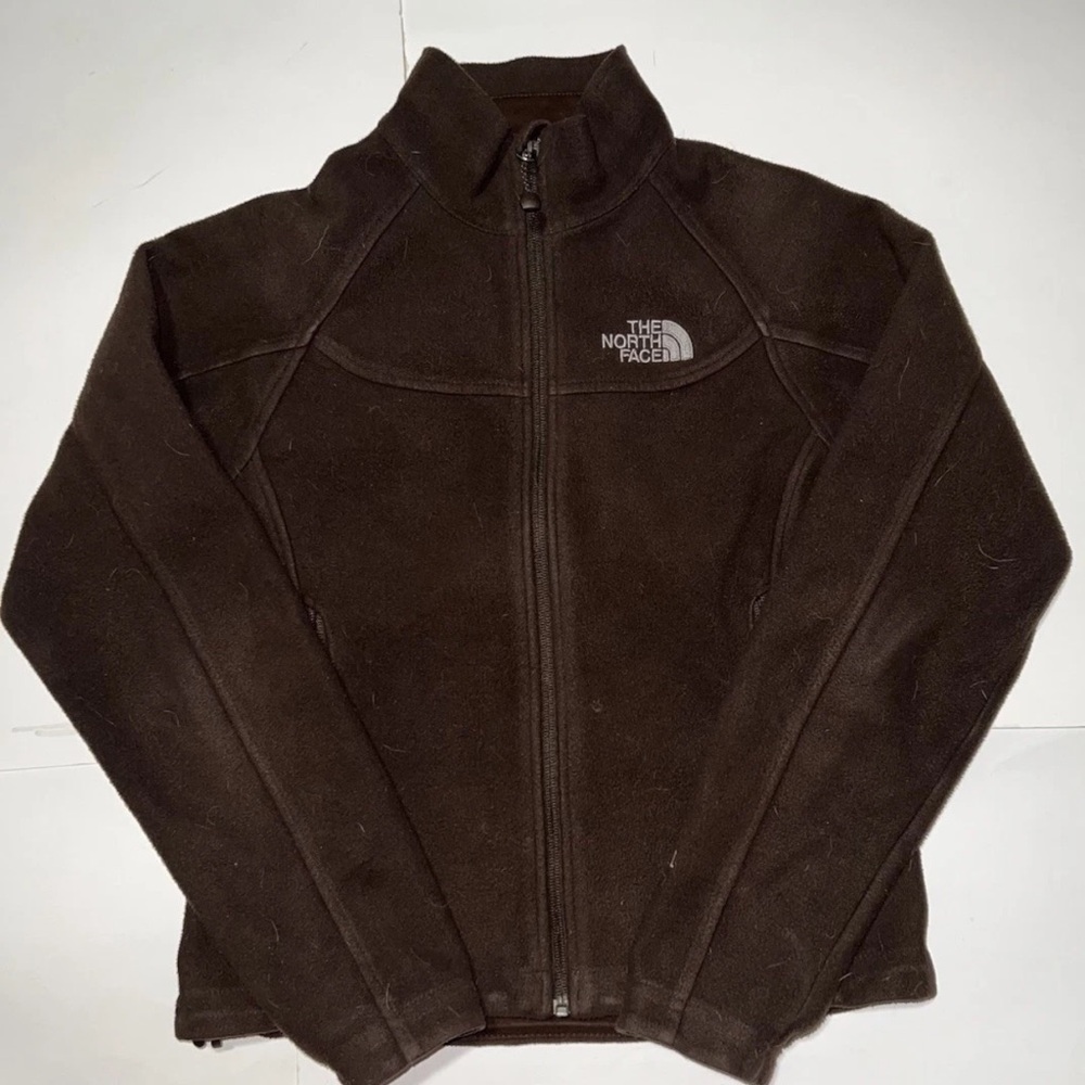 The North Face Jacket Women’s Brown Windwall Fleece Full Zip Size XS